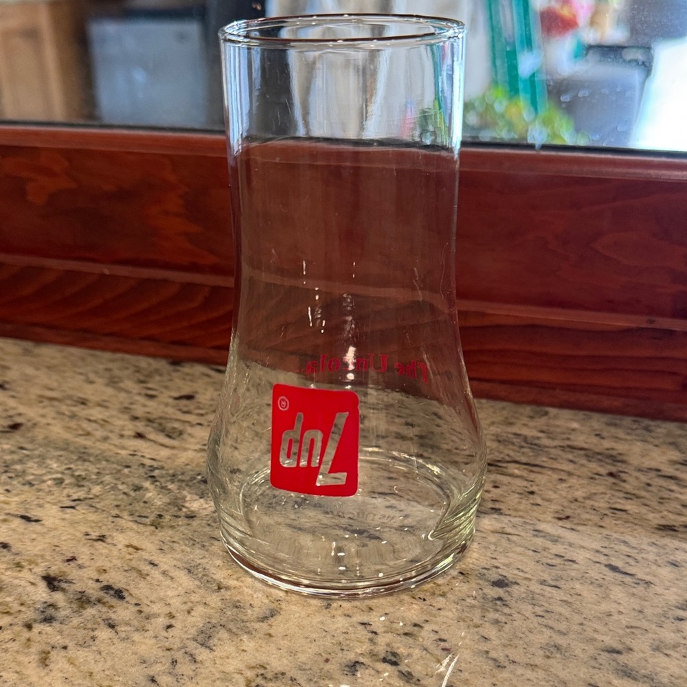 Vintage. 7up Glass with 7up Logo